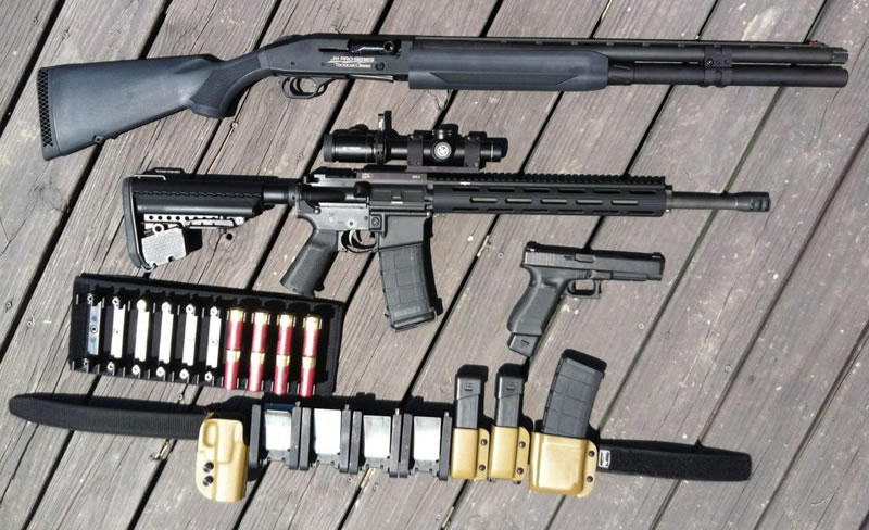 3-Gun Competition Guns