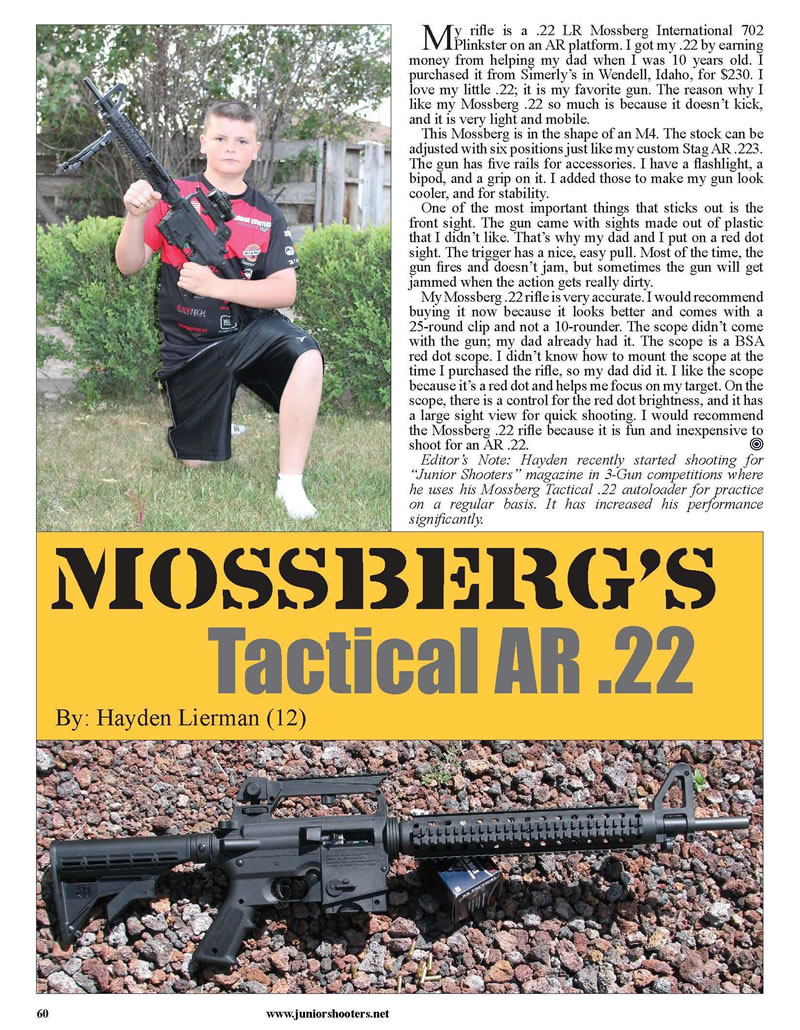Junior Shooters Summer 2012 Mossberg AR Review
