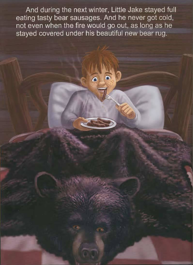 Little Jake 3 Bears Eating Sausage Crop