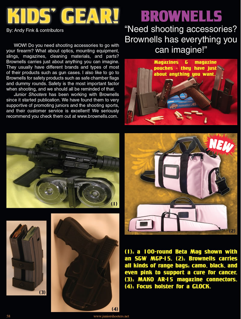 Junior Shooters Summer 2010 Kids Gear Page 58