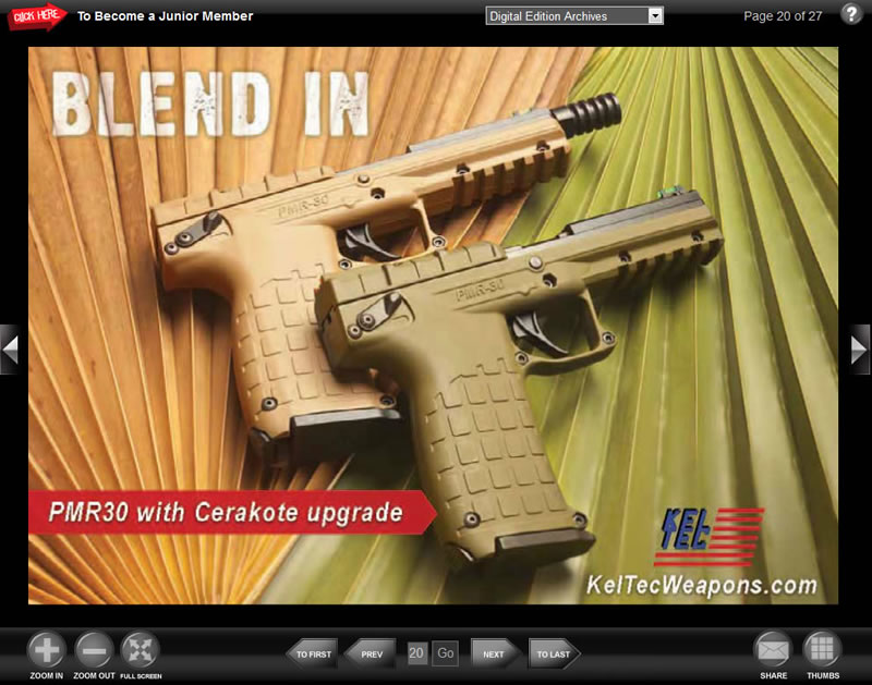 NRA Insights 12-13 Kel Tec Blend In Ad P